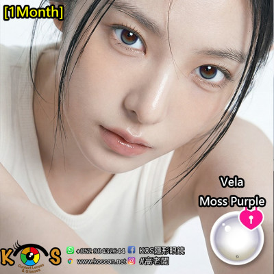 [1Month]Olola Vela Moss Purple 벨라 모스 퍼플